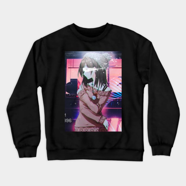 Sad girl Crewneck Sweatshirt by Jackson Lester